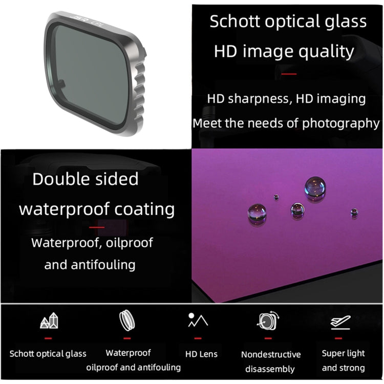 JSR KS CPL Lens Filter for DJI Air 2S, Aluminum Frame, CPL JSR KS CPL Lens Filter for DJI Air 2S, Aluminum Frame, CPL